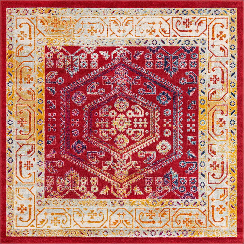 Milojica Oriental Indoor Rug, Square 7'10"