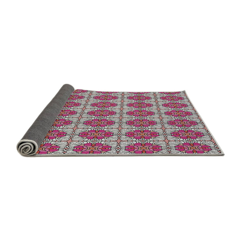 Floral Indoor Rug, Round 4'