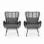 Chaise de patio en osier avec coussins (ensemble de 2)-1128364480-1128364483