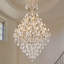 Lustre 42 lumières à intensité variable en cristal pour hauts plafonds-1819975774