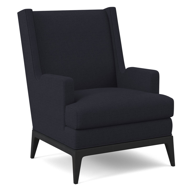Fauteuil à oreilles de 29 po de large Cooper, Marine de Venise, Espresso