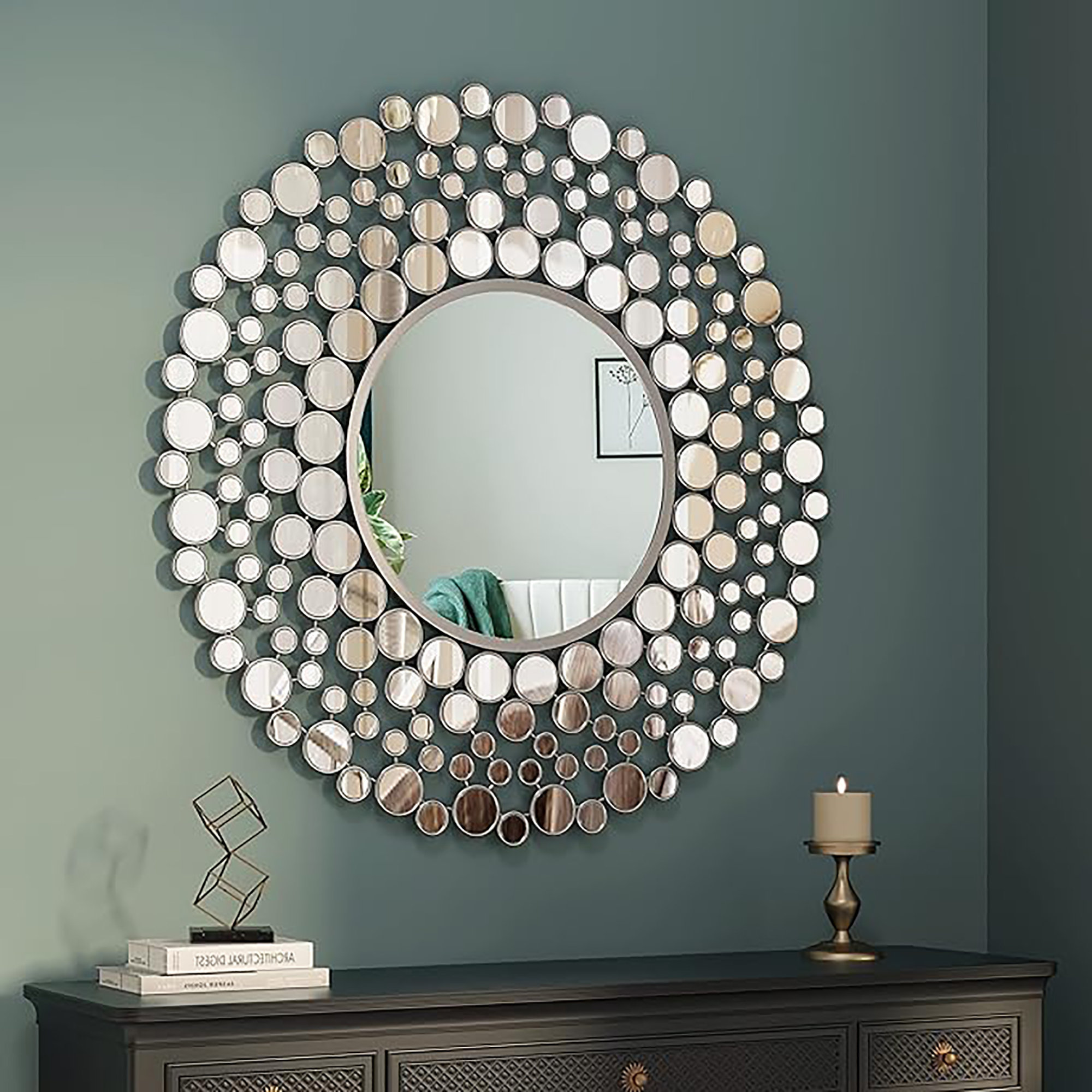 Mercer41 Natsumi Glass Mirror | Wayfair