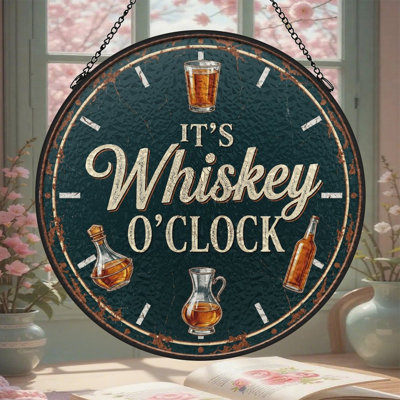 Plaque de bar Whiskey Time