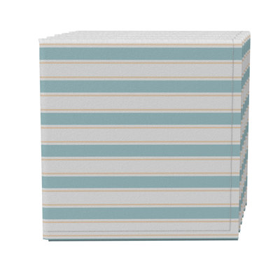 Cotton Twill Striped Square Napkin