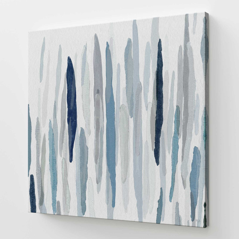 «Rhythmic Blues v1», grande impression sur toile, H 54 po x l 54 po