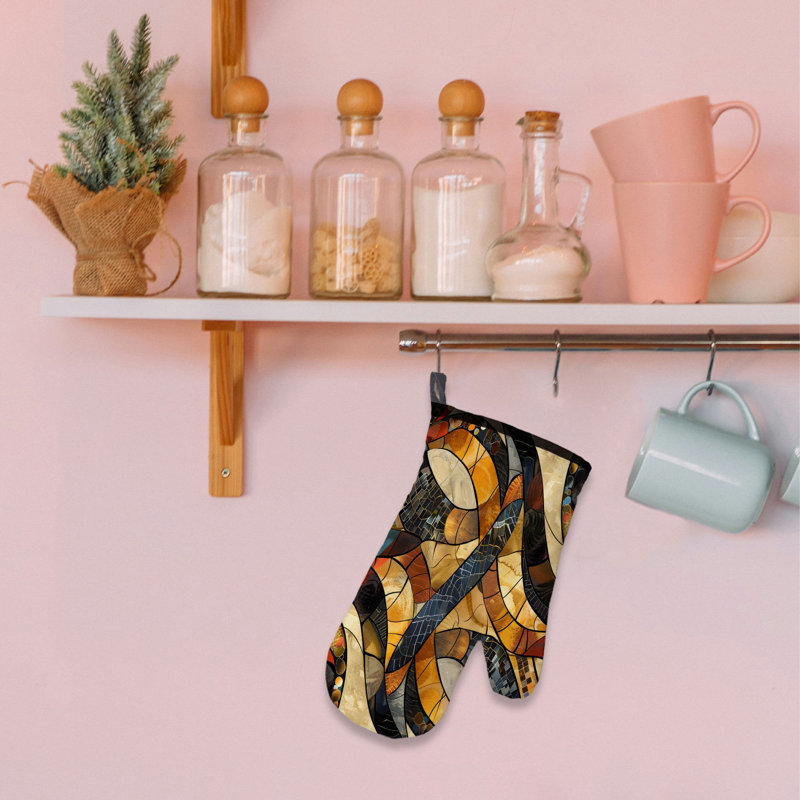 Ikat Glimmer Oven Mitt