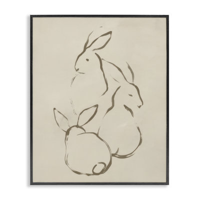 «Earthtone Rabbit S croquis», estampe numérique par June Erica Vess be-843