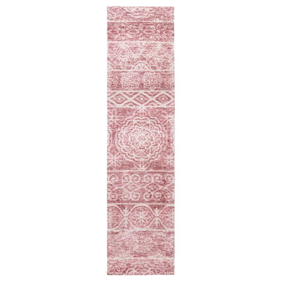 Tapis rouge en microfibre tissé à la machine Yaned