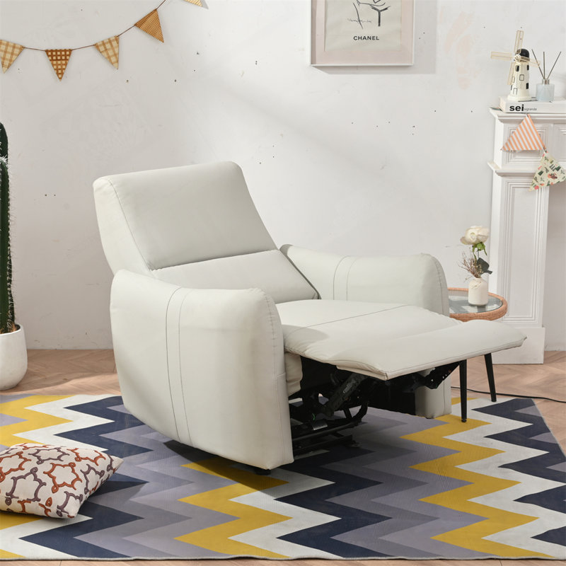 Fauteuil inclinable électrique en cuir PU