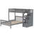 Twin Over Full Loft Bed With Staircase-520900391