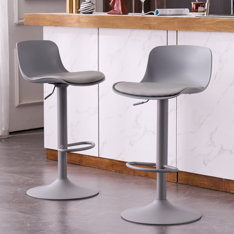 Tabouret de bar Charlotterose, Gris