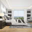 Ensemble de housse de couette moderne Mid-Century noir et blanc Geometric Company II - Microfibre polyester-38757184