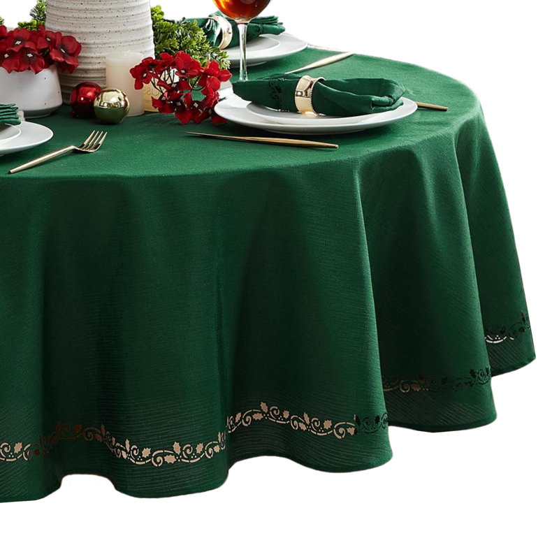Yusra Holly Scroll Laser Cut Tablecloth
