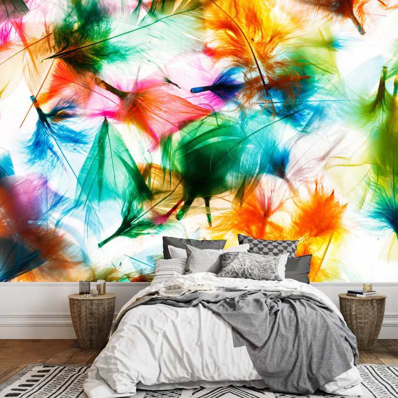 Vibrant Graffi Street Paint Border, 66" L x 96" W