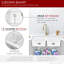 Stylish 33 Inches Composite Granite Double Bowl Workstation Kitchen Sink, Dual-Mount, 9.5" Deep, S-833WH-62240462