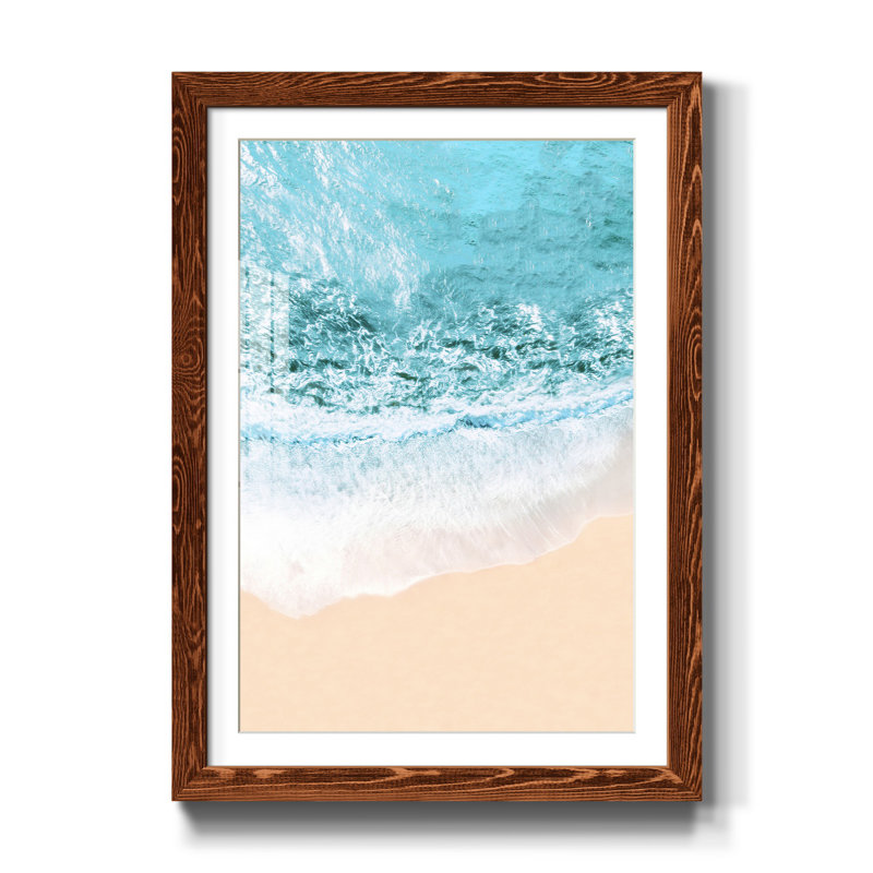 " Lemony Branch II ", Maple Framed Paper, 37.5" H x 27.5" W x 1" D, White