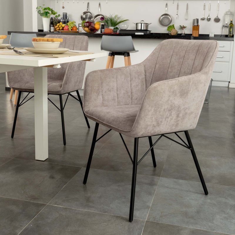Priscila Upholstered Chair, Grey