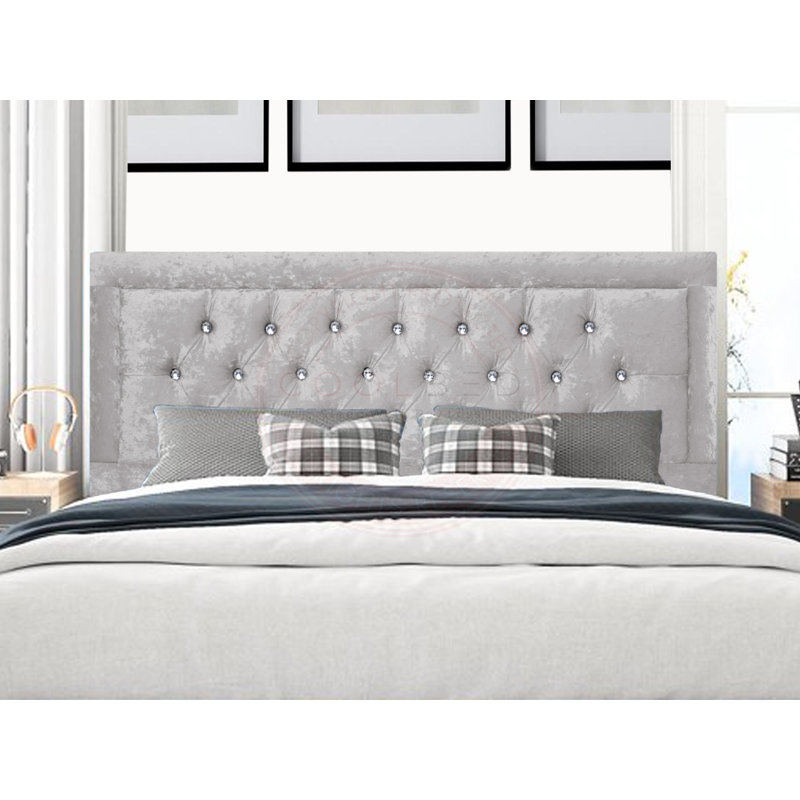 Lechlade Upholstered Headboard, Small Double (4'), Gold