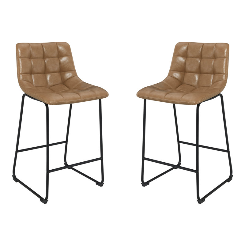 Tabouret de comptoir Alcott, Taupe