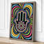 Mandala Hand Geometric - Wrapped Canvas-1312754680-1312754687