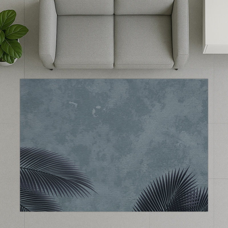 Floral Area Rug, Rectangle 140 x 200 cm