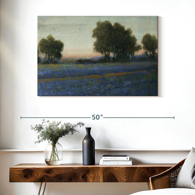 Alvord Blue Bonnet Field II, H 26 po x l 39 po