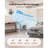 21 Inch Wall Mounted Fan With Light Remote 6 Speed E26 Socket No Bulb