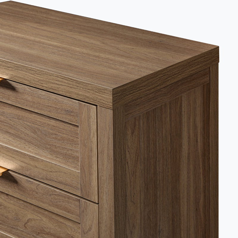 67cm W 5 - Drawer Chest of Drawers, Special Walnut