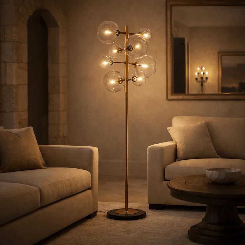Lampe sur pied Nebulo