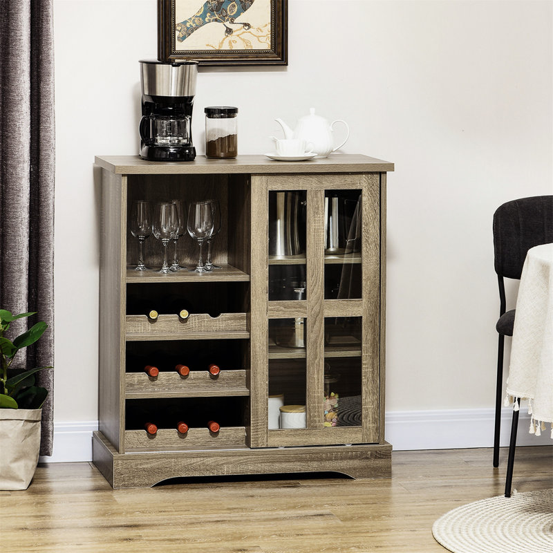 Versatile Sideboard Cabinet with Sliding Door and Abundant Storage Space