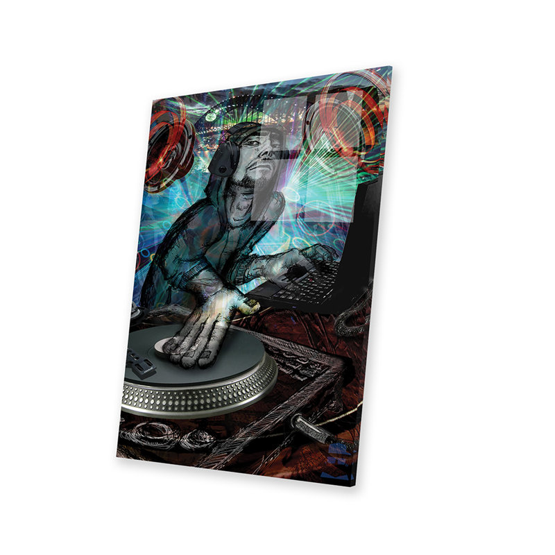 «DJ Dude On Plastique / Acrylique» par Jumbie, peinture