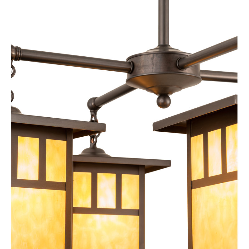 4 - Light Craftsman Brown Unique/Statement Pendant