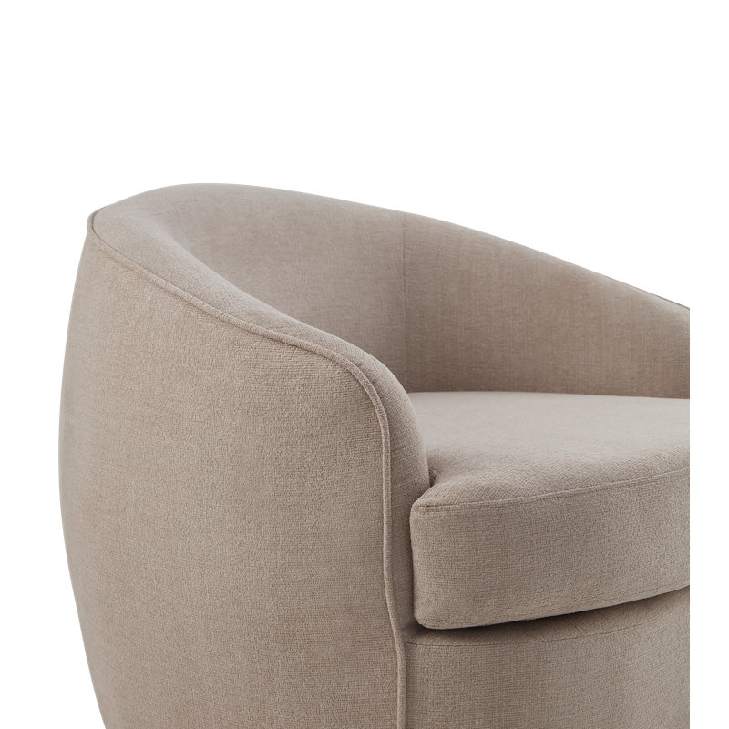 Chaise d'appoint, chaise pivotante, Tissu gris