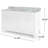 Dilaver 61'' Double Bathroom Vanity with Marble Top