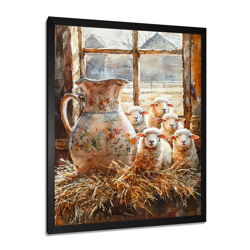 Doruk - animaux, art mural, salon, H 32 po x l 16 po, Reproduction encadrée d'une seule photo, Noir