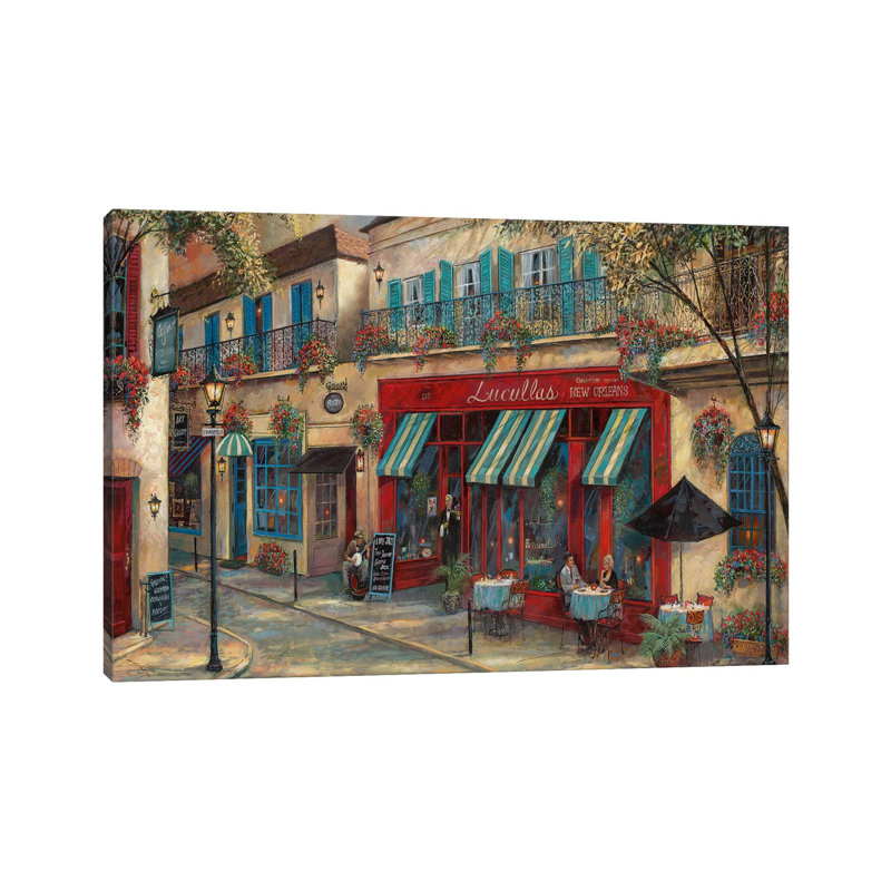 «My Kinda Town» par Ruane Manning - reproduction d'art, H 12 po x l 18 po x P 1,5 po, Toile tendue, Aucun mat