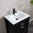 Wimer 24'' Single Bathroom Vanity Sink Combo with Ceramic Top, Faucet-1075979453