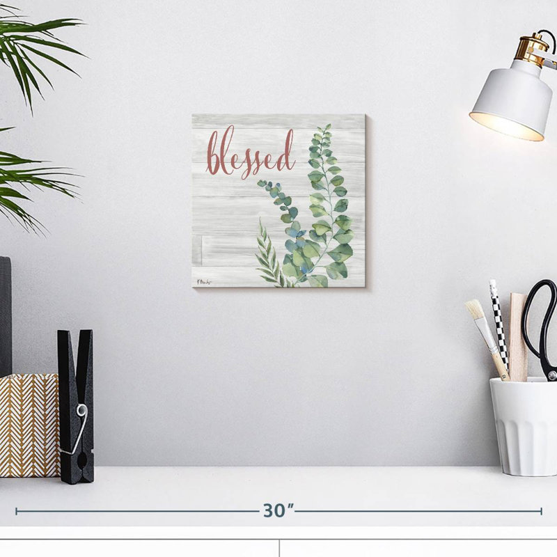 Fleur d'eucalyptus Harnek II, H 10 po x l 10 po