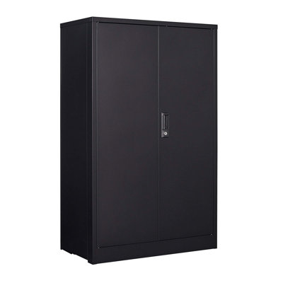 Metal Storage Cabinet With Locking Doors And Adjustable Shelf, Folding Filing Storage Cabinet , Folding Storage Locker Cabinet For Home Office,School