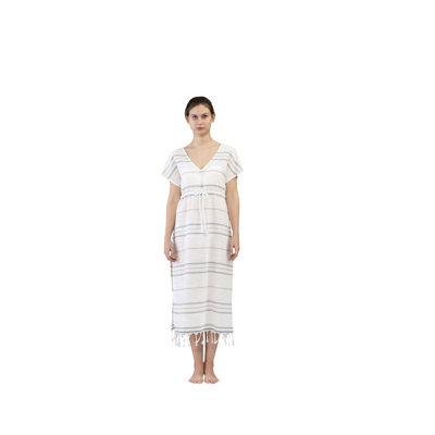 Cotton Blend Girl / Woman+ Mid-Calf Bathrobe