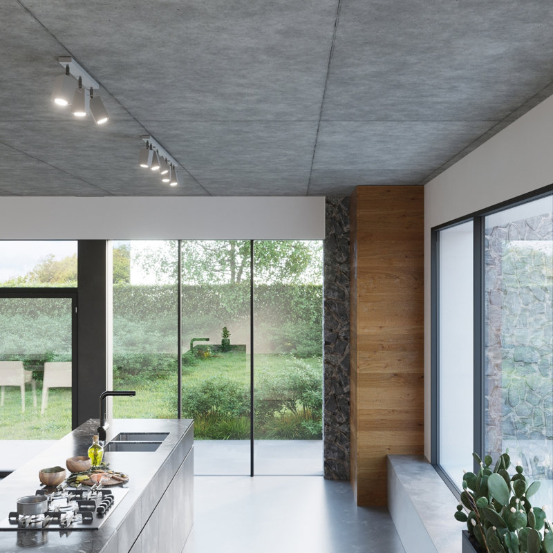 Nidavellir Spotlight, Grey, 15cm H x 120cm W x 8cm D