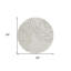 Tapis beige rond 8 po