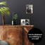 Picture Frame with Rope-Style Detail and Shatter-Resistant Glass - for Tabletop or Wall-114076416-114076417