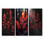 Fougères rouges et noires, lueur romantique F I - Collection d'art mural fougères-1692386387-1692386385-1692386390