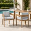 Chaise de salle à manger Elko Outddor et aluminium d'intérieur (excluant la table)-1272885519