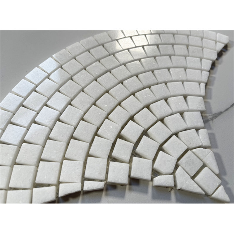 13 in. x 7 in. Marble Tile