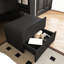 Bureau de meuble-lavabo à miroir 3 en 1 avec DEL réglable et plateau latéral-847210904