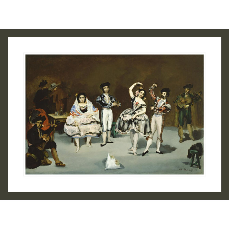 «Ballet espagnol» par Edward Manet, impression giclée sur cadre, H 21,97 po x l 29,5 po