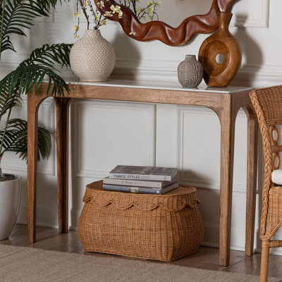 Console en marbre Baxton Studio Lluvia