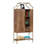 Storage Cabinet, Brown finish